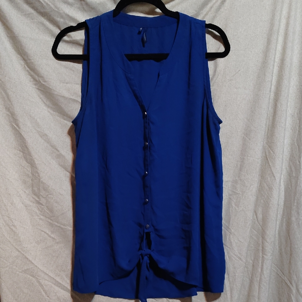 Maurices Royal Blue Sleeveless Blouse
